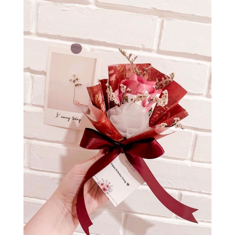 

POMPONROSE - MINI Money Bouquet Polaroid Buket Bunga Uang THR Lebaran