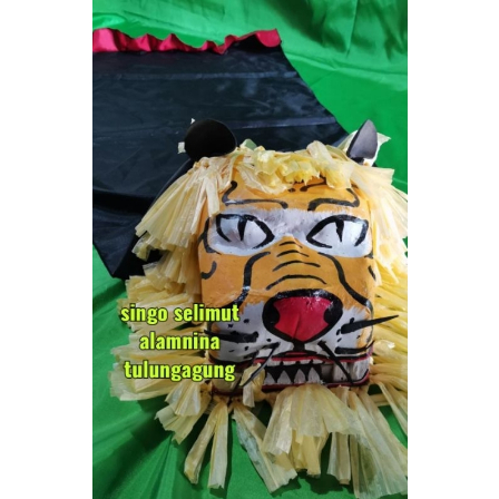 singo barong singo sakti topeng harimau barongan caplokan