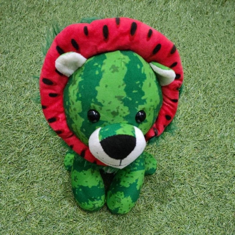 Boneka Singa Motif Semangka Watermelon Lion Original Candylicious - Hadiah ulang tahun