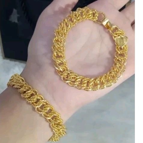 grosir88-Gelang Sisik Penang Wanita Lapis Emas Anti Karat-Dania