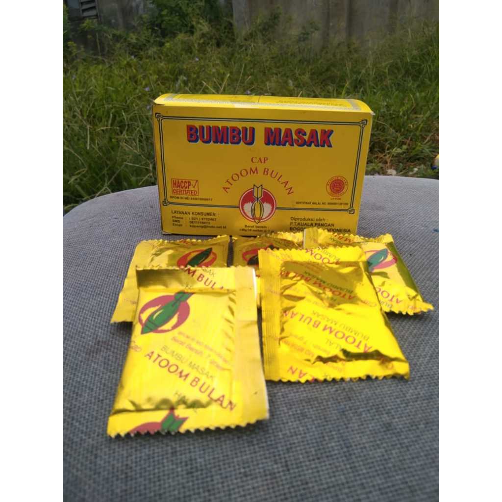 

1pcs Bumbu masak serbaguna cap atom bulan, cocok untuk segala masakan,bumbu kaldu bubuk,racikan penyedap rasa
