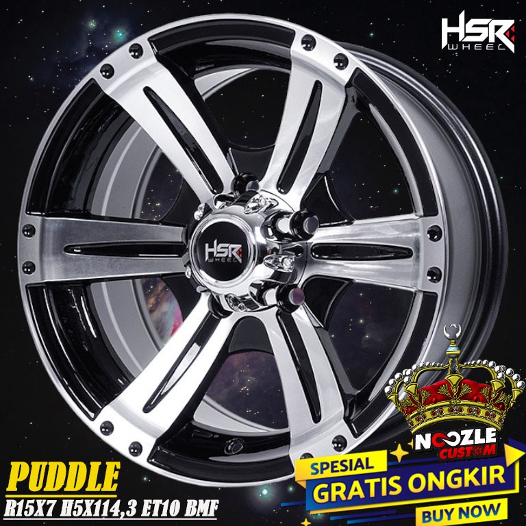 Velg Mobil Ring 15 Spack offroad Baut 5 Pelek Terios XL7 Rush HSR Ring 15 Type PUDDLE