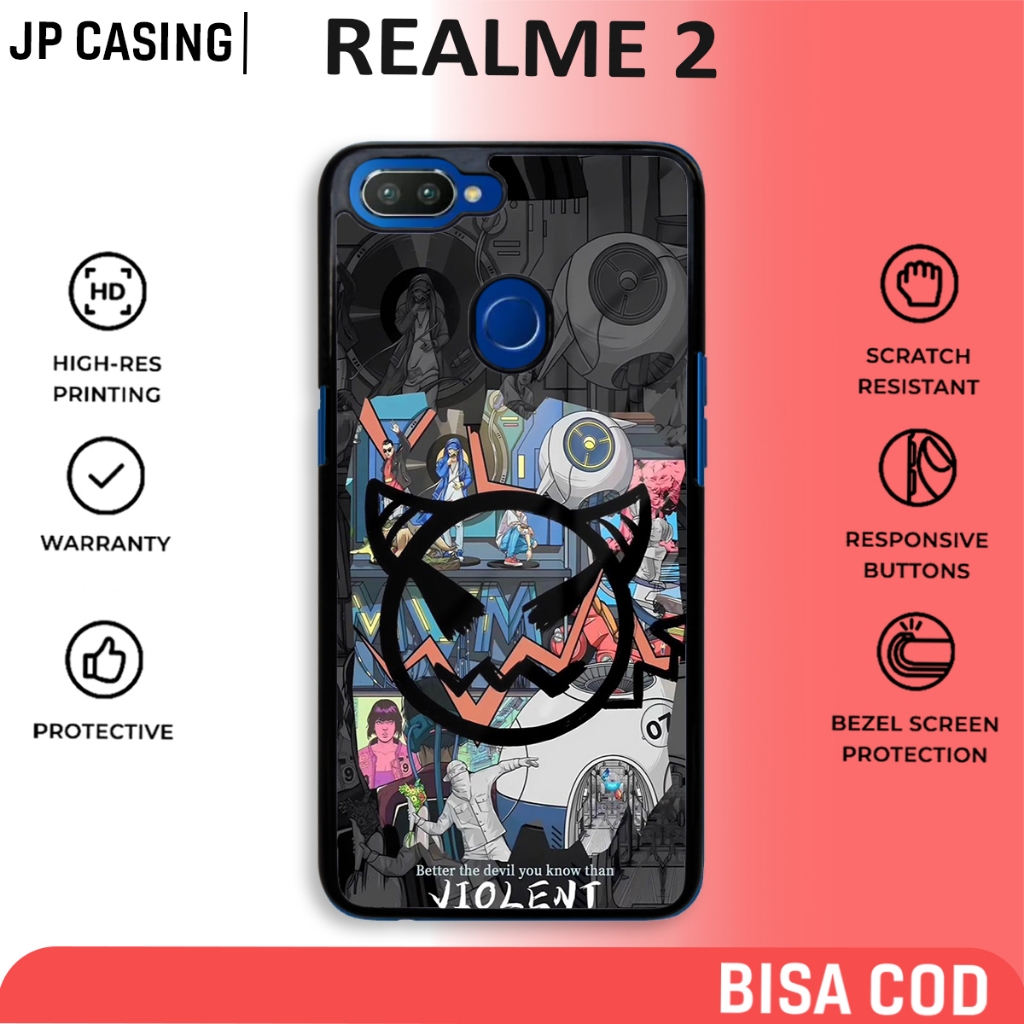 case hp realme 2 terbaru motif aesthetic grafiti 10 art estetik keren cute unik casing cewek mewah b