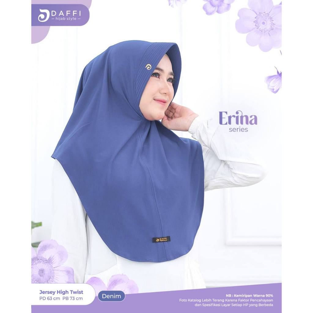 erina daffi hijab jilbab jersey pet antem terbaru original