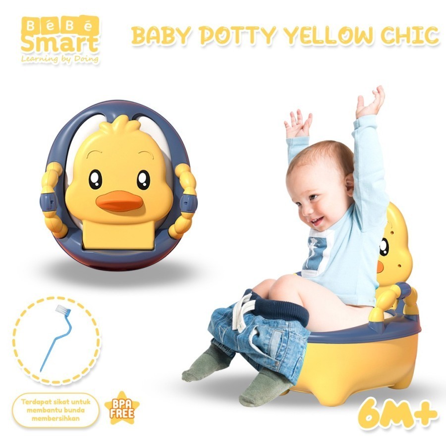 Bebe Smart Pispot Toilet Training - Baby Potty Duck - Toilet Duduk Kids Karakter