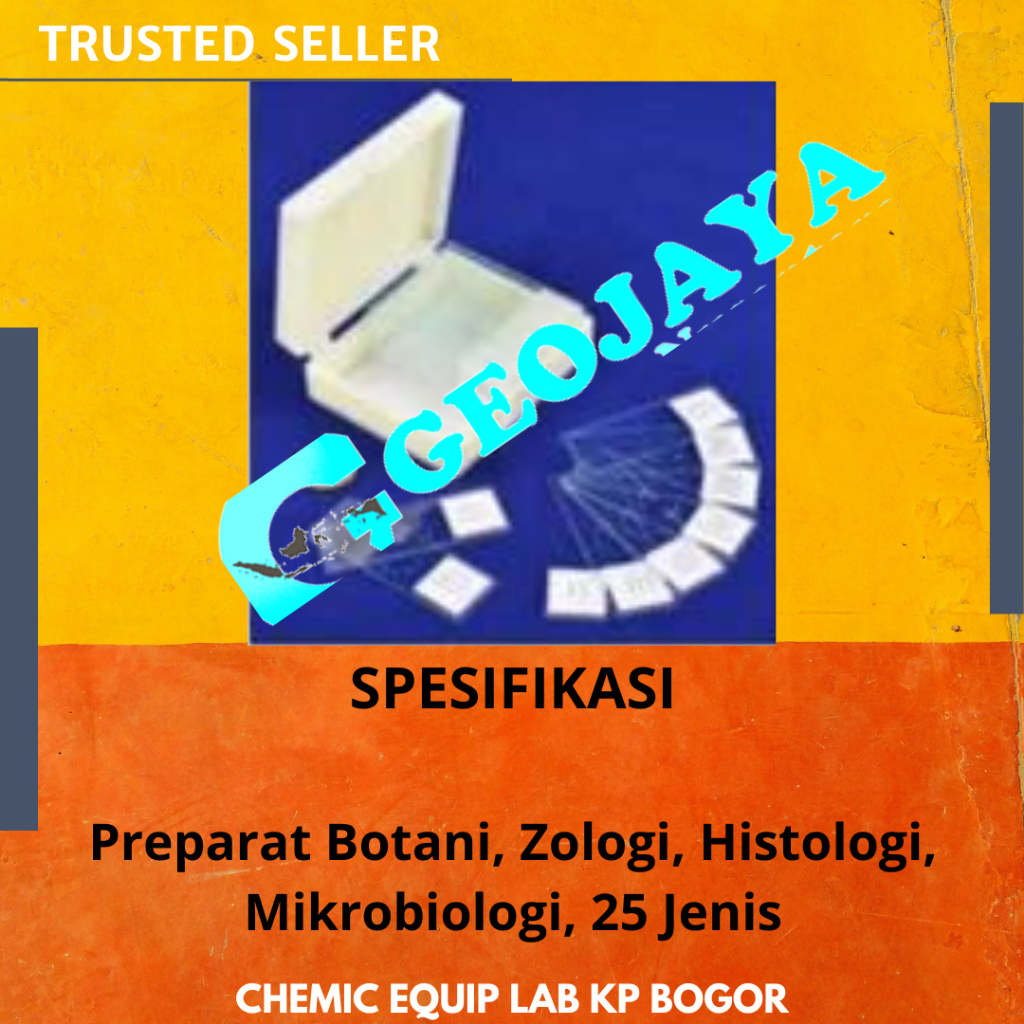 Preparat Botani, Zologi, Histologi, Mikrobiologi, 25  Jenis