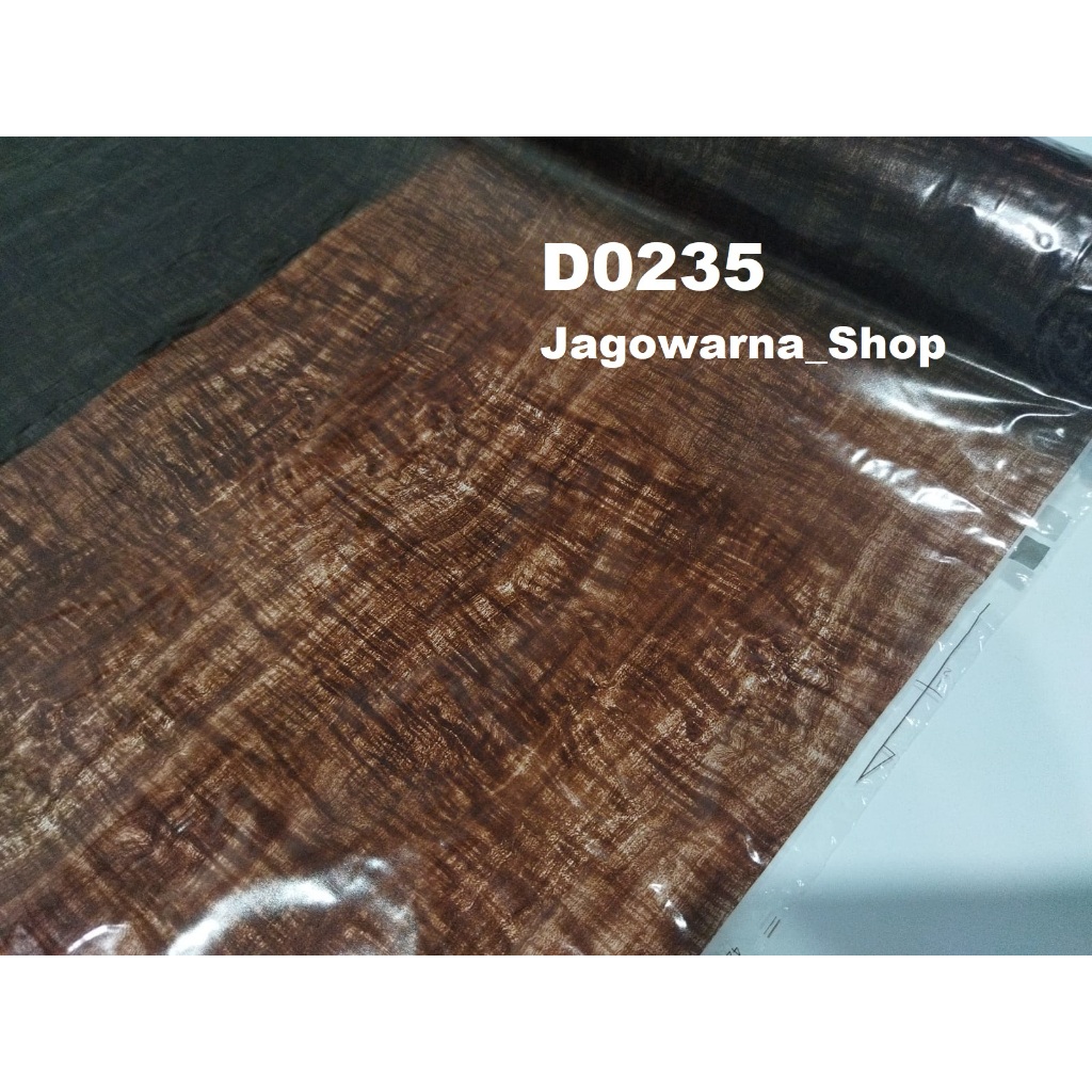 Motif Kayu WTP 50x200 Cm Water Transfer Printing D0235 Motif Serat Kayu Coklat
