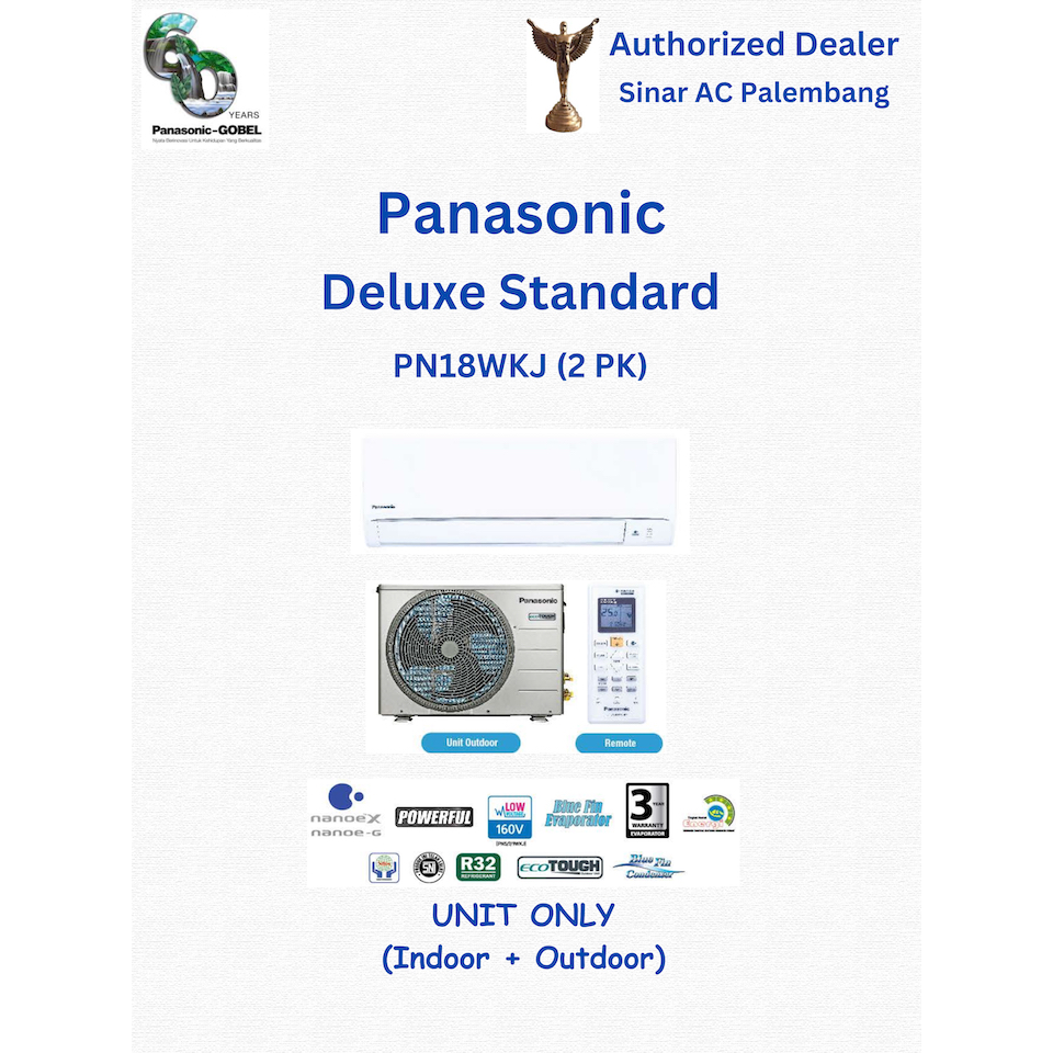 AC Panasonic 2 PK PN18WKJ DELUXE NANOEX SIBIRU