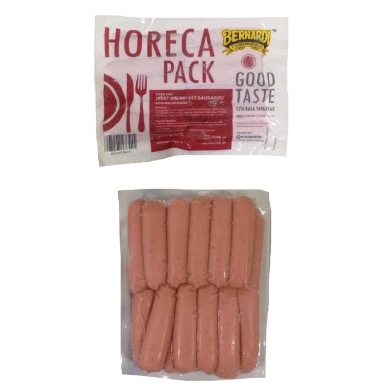 

Bernardi Sosis Sapi Horeca Pack 500gr