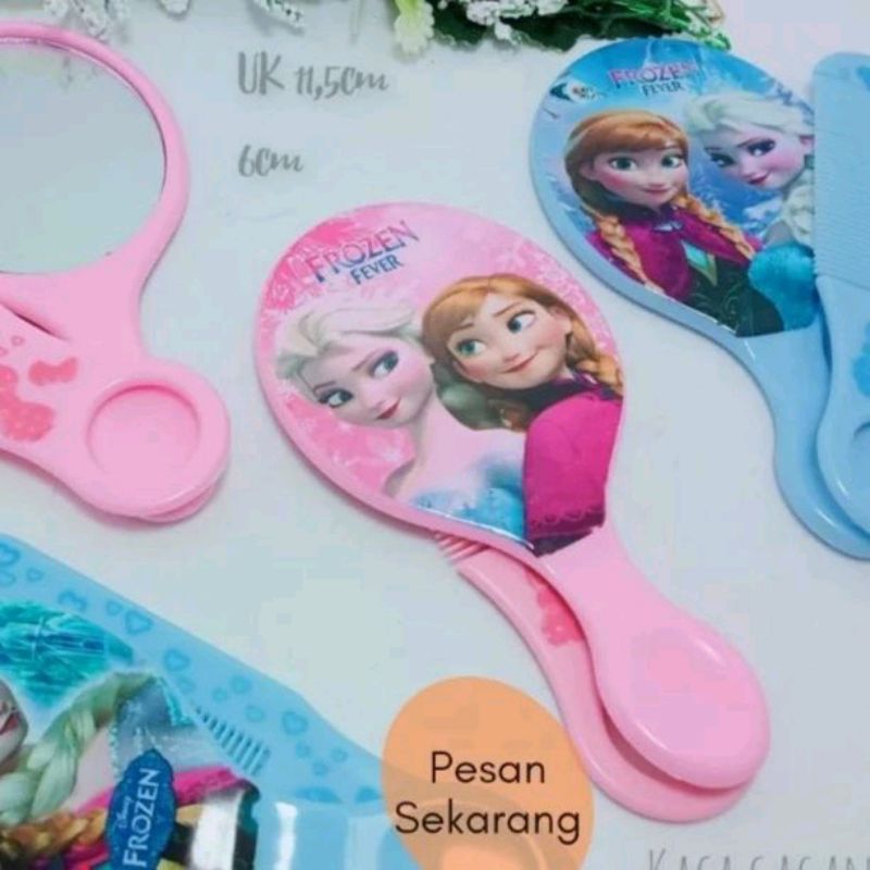 SISIR+CERMIN GAGANG KECIL