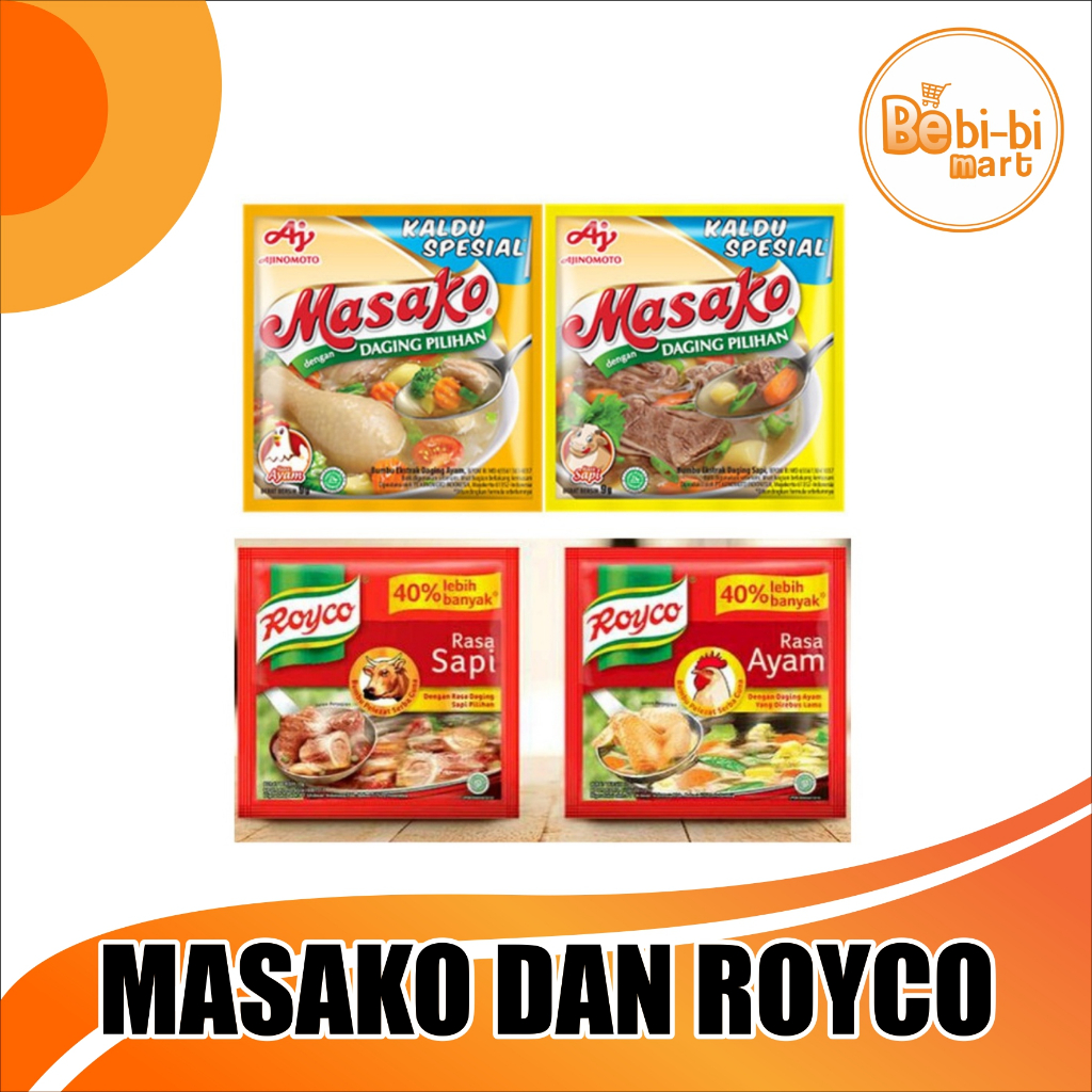 

penyedap Royco Masako sachet renteng @8gram × 12