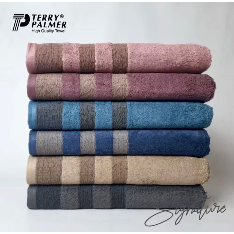 Handuk Dewasa Borneo Handuk Terry Palmer Evolution Signature 70 x 140 CM Handuk Mandi Handuk Terry P