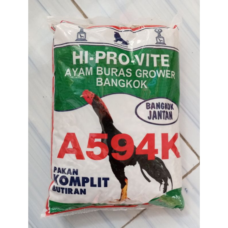 pur ayam/ voer ayam bangkok a594k HI-PRO-VITE berat 1 kg