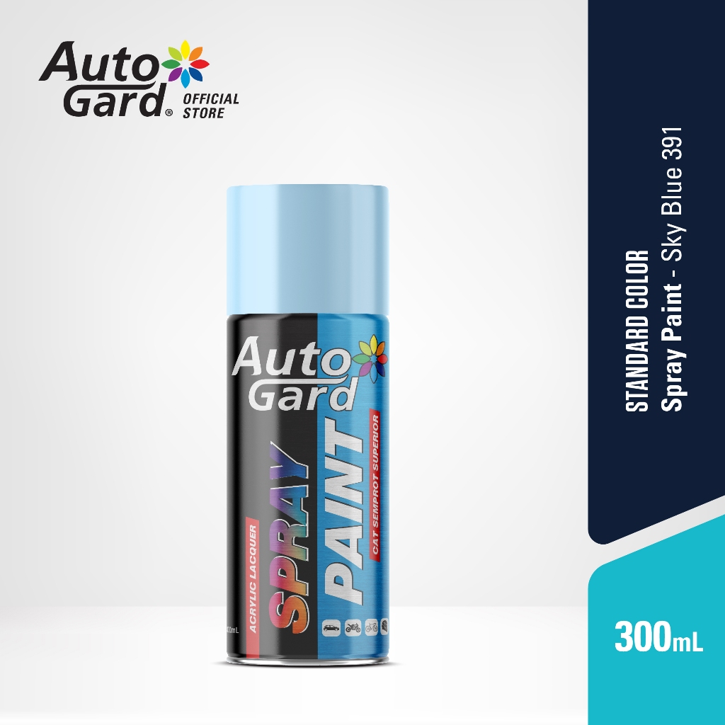 Cat Semprot Akrilik Warna Biru Langit 300ml untuk Mobil Motor Helm