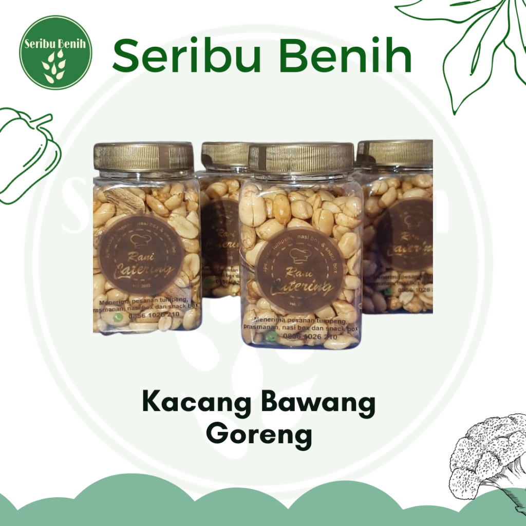 

Kacang Bawang Goreng 150gr - Cemilan Renyah Gurih Teman Ngemil