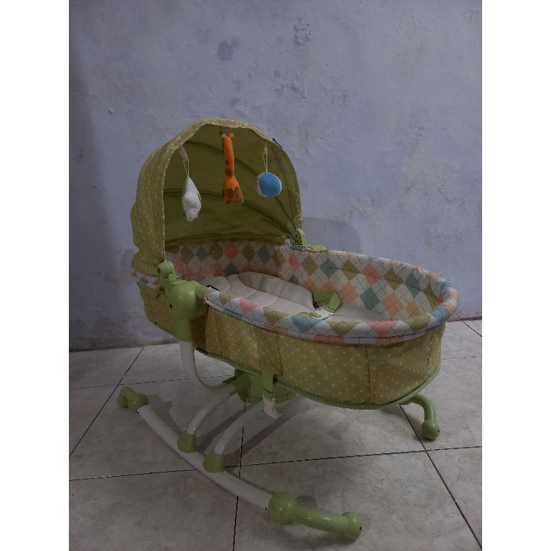 preloved baby bouncer & rocker baby elle 2 in 1