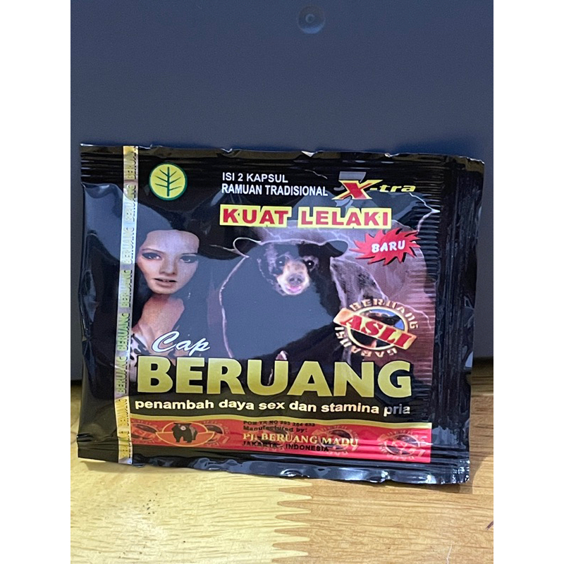 BERUANG HITAM KAPSUL | OBAT STAMINA PRIA DEWASA