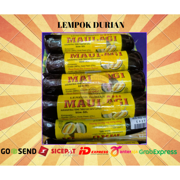 

LEMPOK DURIAN MAULAGI / LEMPOK 1 PCS / LEMPOK DURIAN KHAS SUMATRA