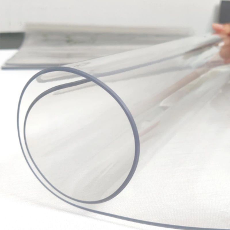 Taplak Mika PVC Tebal 1mm 2mm Bening Meteran Taplak Mika Transparan Mika PVC Tebal Lentur Alas Meja