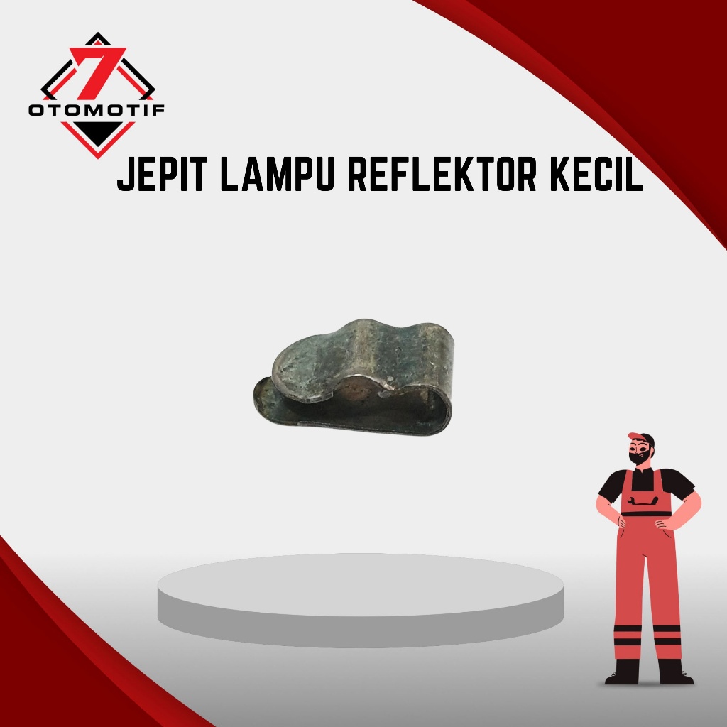 Jepit Lampu Reflektor Depan Motor Klip Jepitan Plat Batok Beat Vario (Kecil)