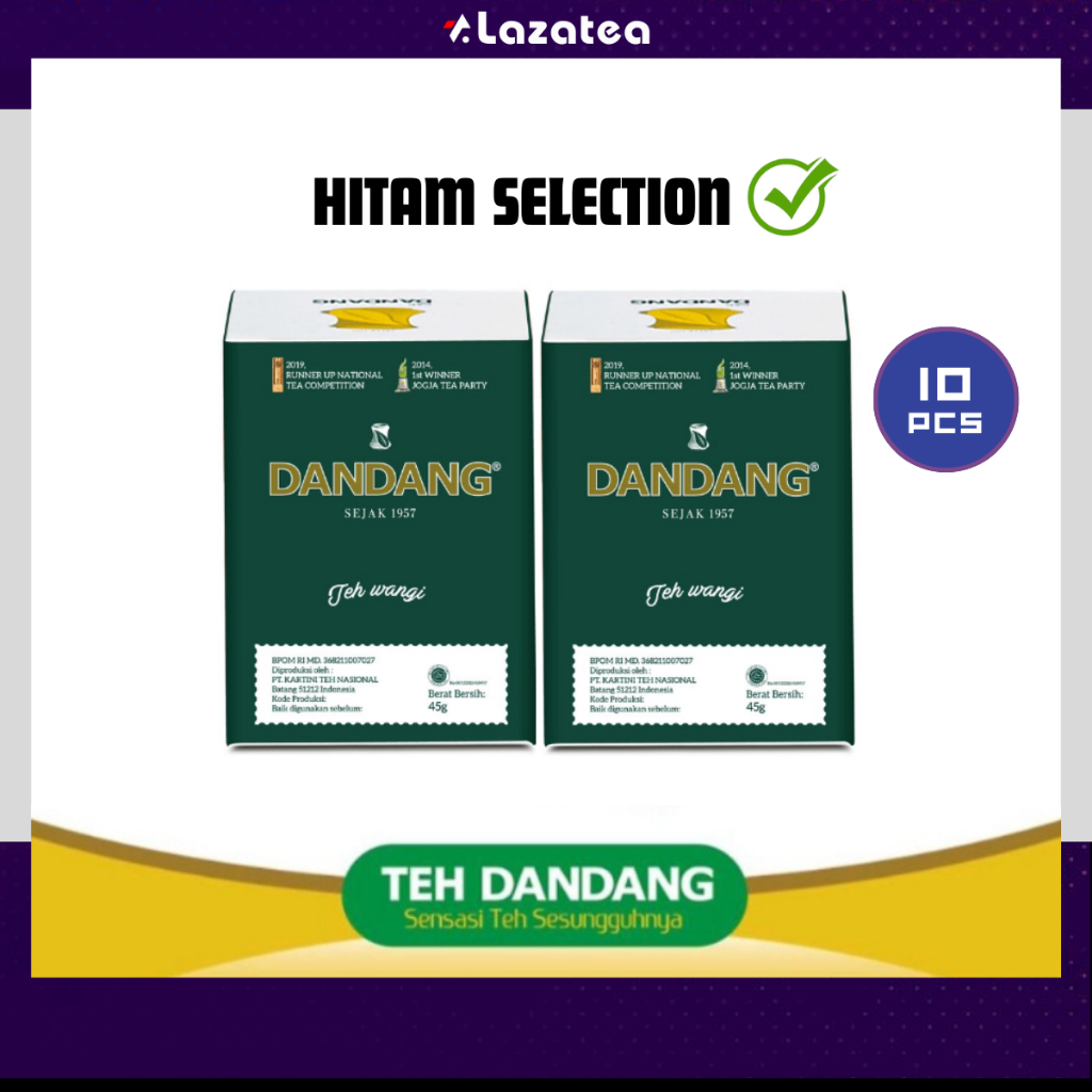 

1 Slop Teh Dandang Hitam Selection 45gr - Teh Tubruk