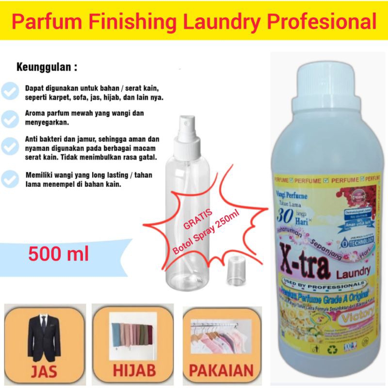 garansi wangi xtra laundry parfum finishing laundry profesional laundry franchise parfum laundry pre