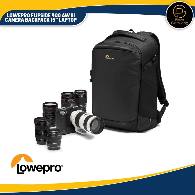 Lowepro Flipside 400 AW III Camera Backpack 15" Laptop - Tas Ransel