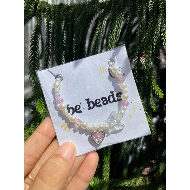 bracelet beads butterfly