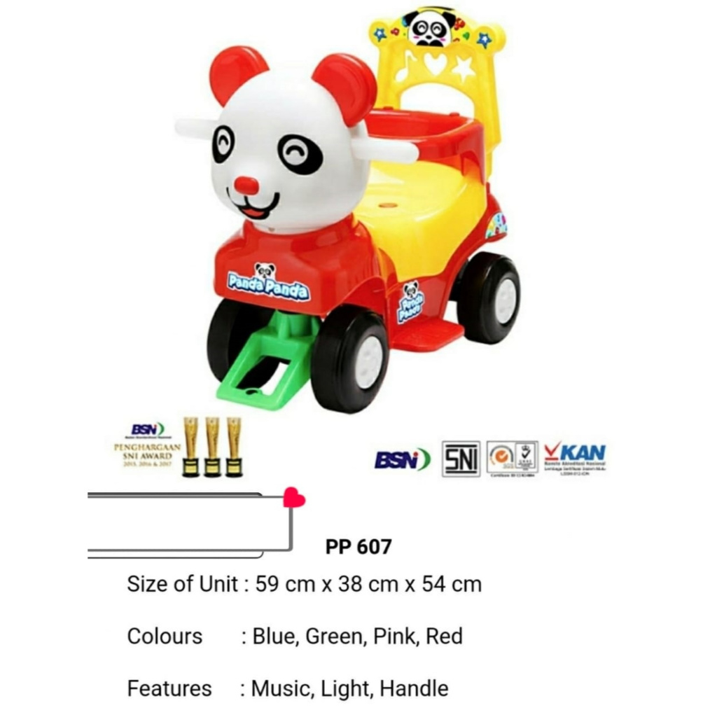 MAINAN MOBIL ODONG-ODONG PANDA PP607 / SHP607