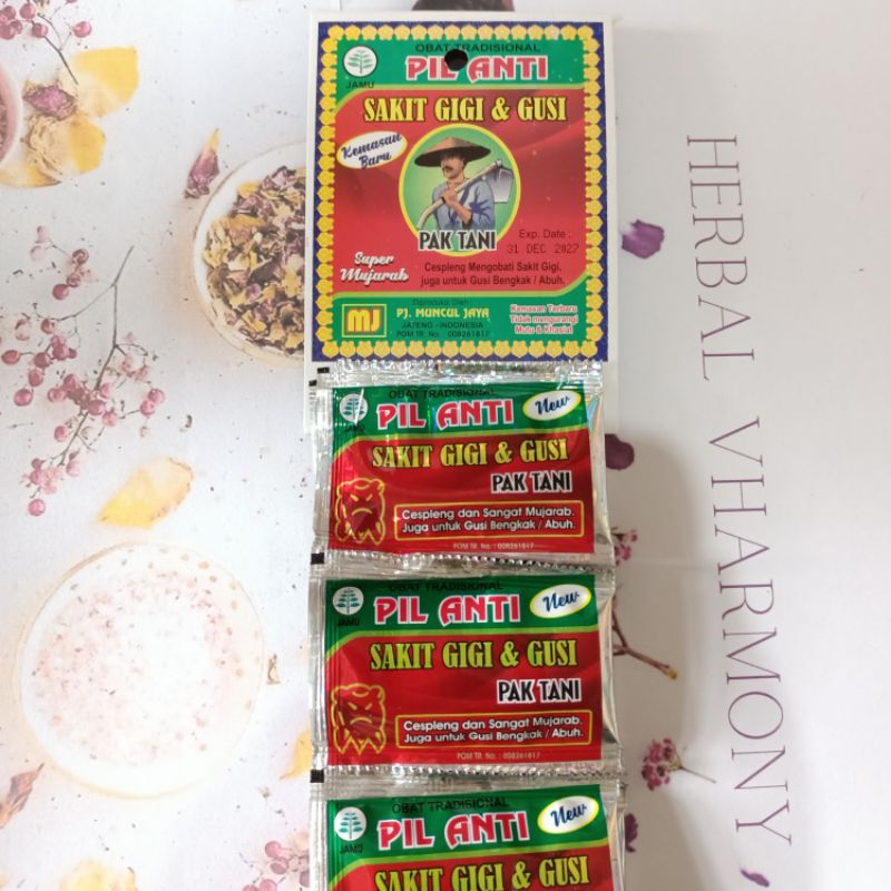 

Kapsul Cap Pa Tani Original Obat Sakit Gigi