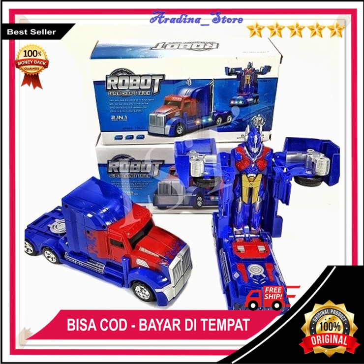 Robot Truk Optimus Prime Mainan Transformers Optimus Prime Robot Transformers Mobil Optimus Prime OT