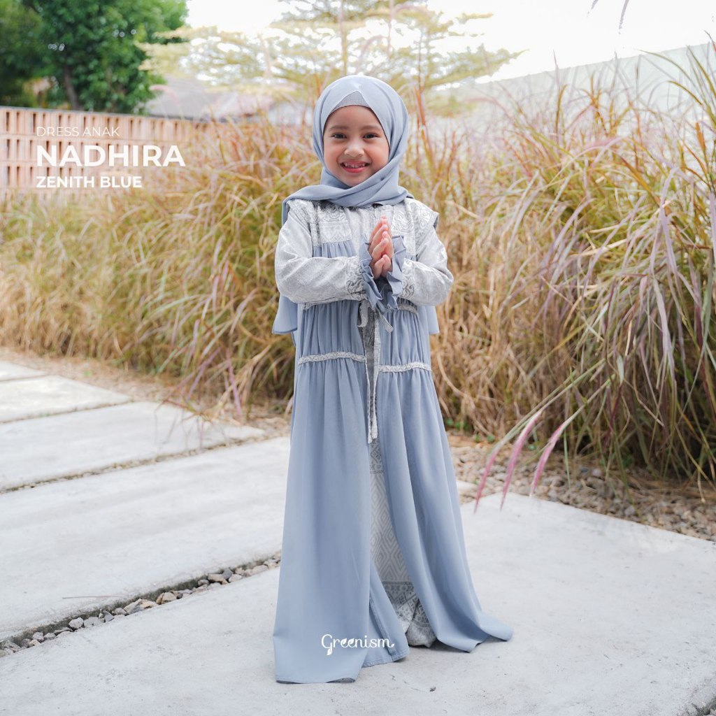 Nadhira Dress Kids By Greenism (Dress Only)
