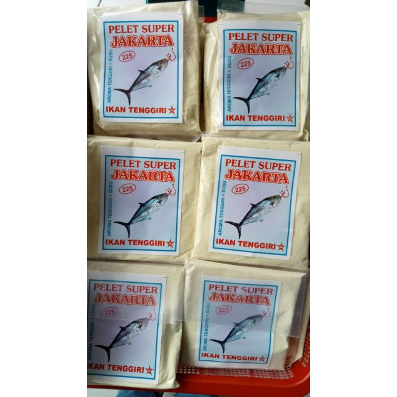 Umpan pancing pelet jakarta tenggiri susu 225