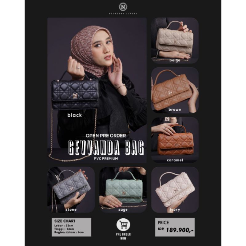 GEVVANDA BAG|| TAS NADHEERA|| NADHEERA LUXURY