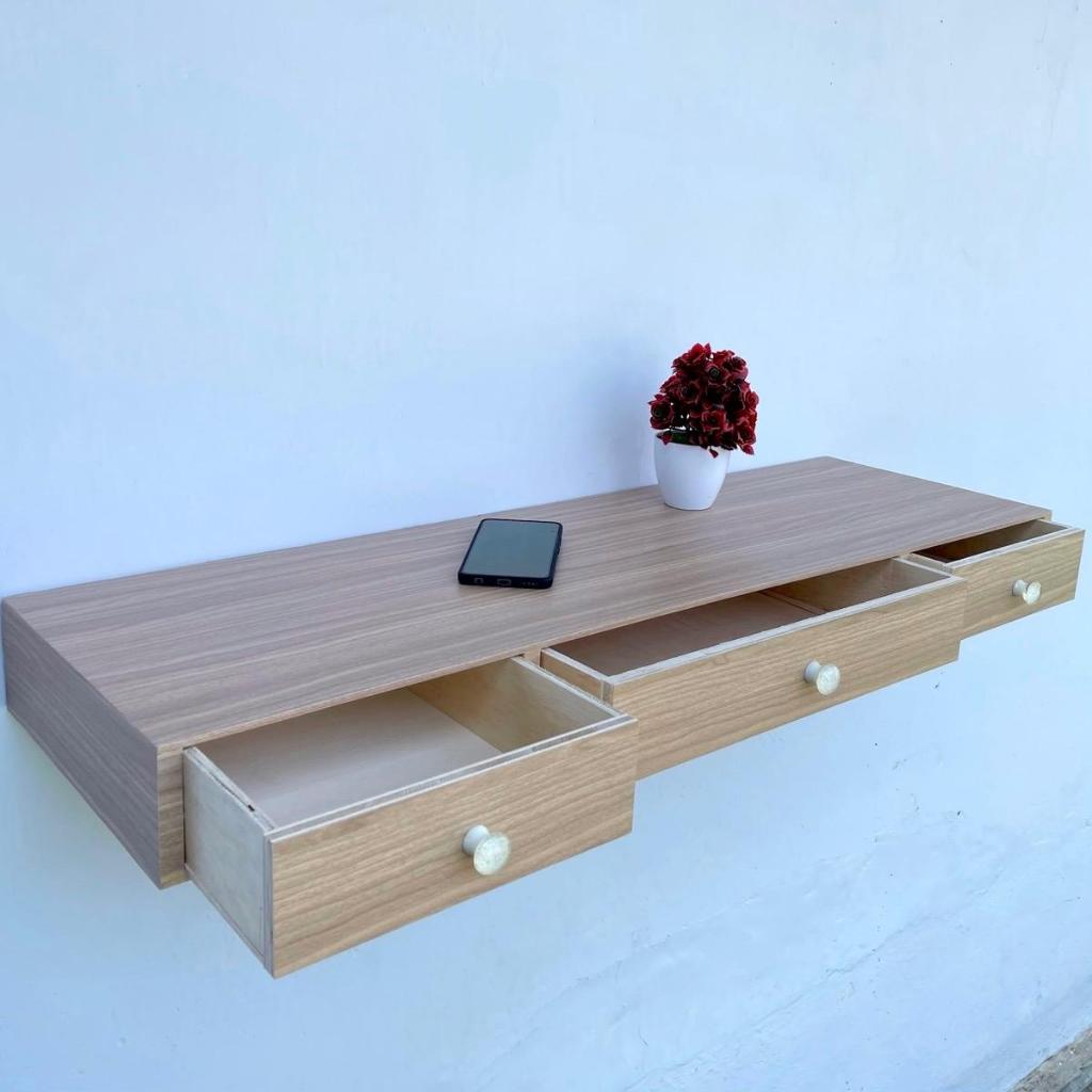 Indojava. Laci dinding melayang uk 100x30