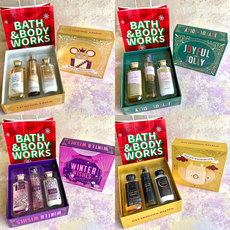 BBW Bath&Body Works POUCH SET / GIFTSET / HAMPERS / SESERAHAN / GIFT BOX / CHRISTMAS HAMPERS