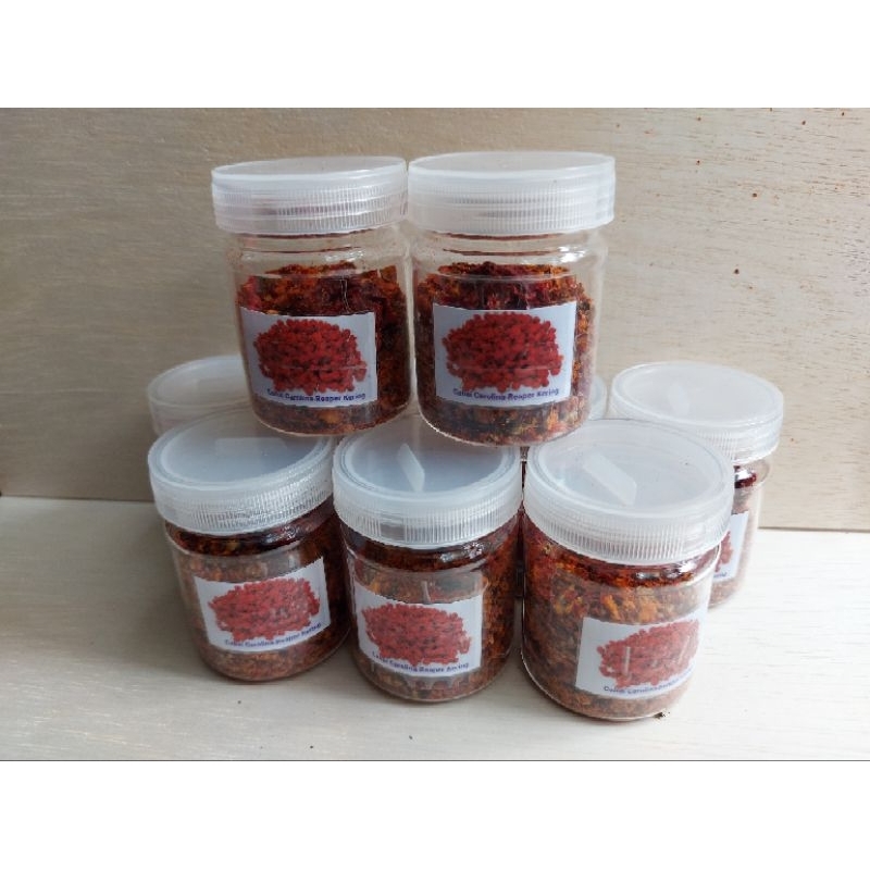 

15 Gram Bubuk Kasar / Serbuk Cabe Terpedas Di Dunia Carolina Reaper