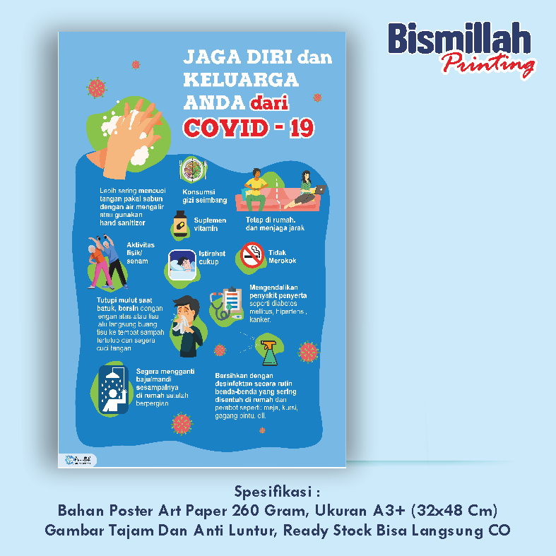 

Poster Kesehatan Jaga Diri Dan Keluarga Anda Dari Covid 19