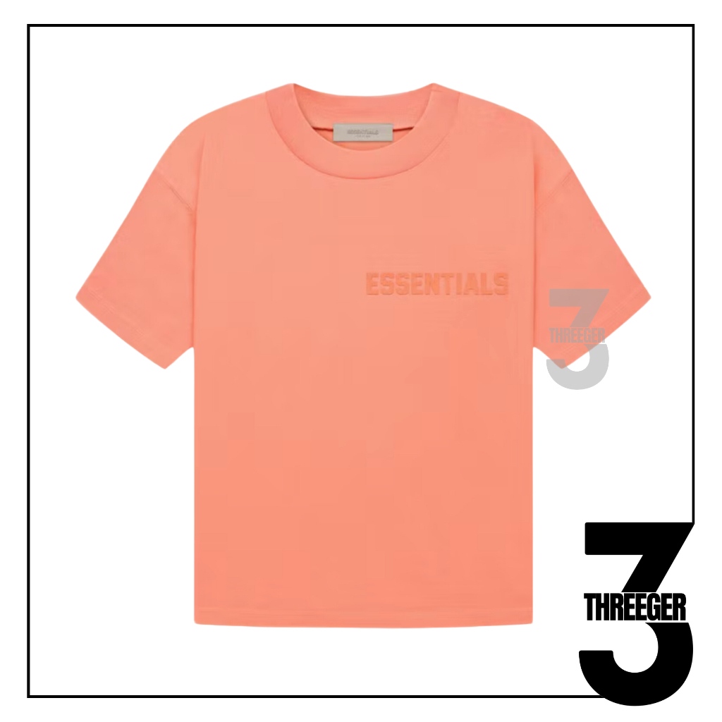 Essentials Fear Of God Tee Coral Original Authentic
