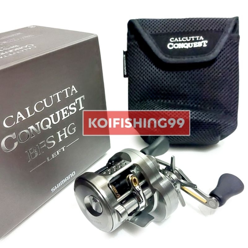 REEL BAITCASTING SHIMANO 2023 CALCUTTA CONQUEST BFS HG LEFT