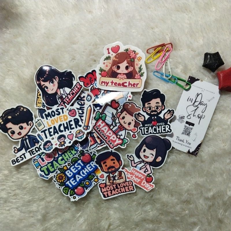 

(20pcs) Sticker Hari Guru | INDAY SHOP