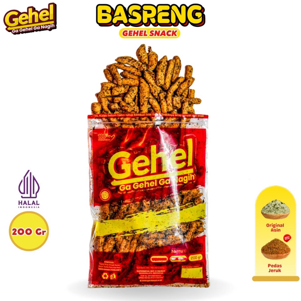 

Super Untung Gehel Basreng 200gr - Makanan Ringan