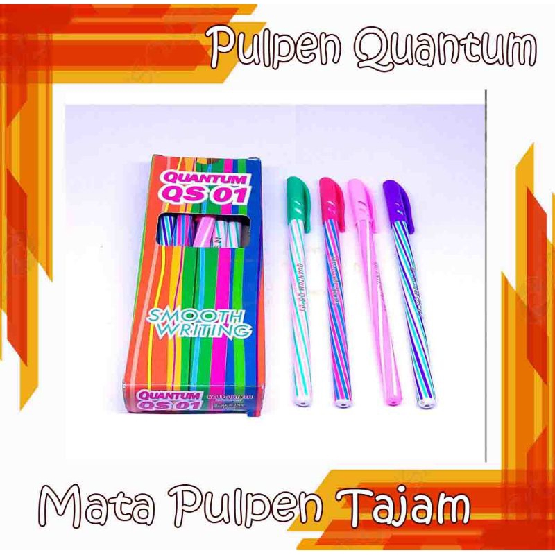 

Pulpen quantum pulpen motif ulir nevada pen bolpoint pena alat tulis