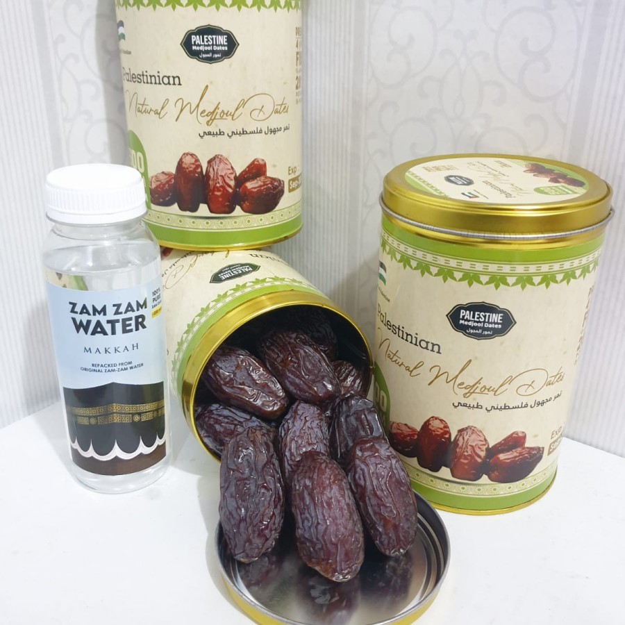 

Kurma Medjol Palestin Kemasan Kaleng 500gr