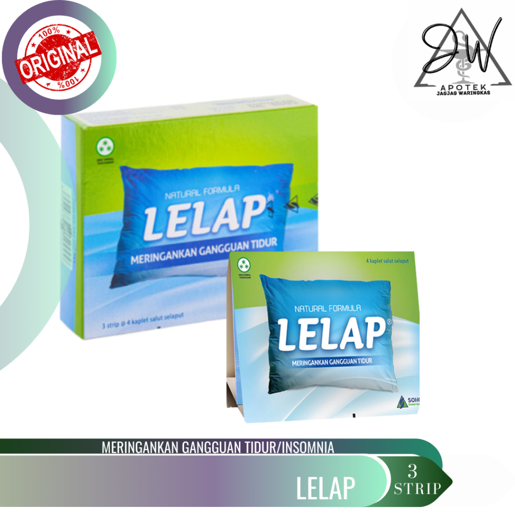 Lelap Obat Herbal - Isi 4 Tablet