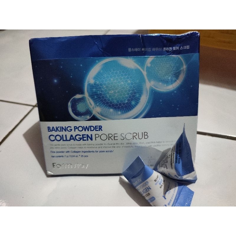 Farm Stay Baking Powder Collagen Pore Scrub