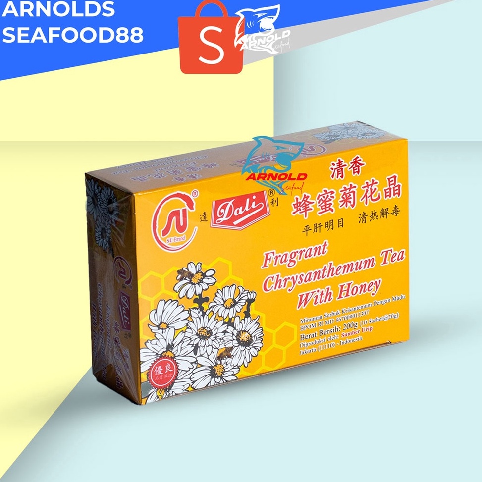 

Promo tajir Dali Crysanthemum tea with honey su brand 200gr / teh bunga dengan madu (free packing)