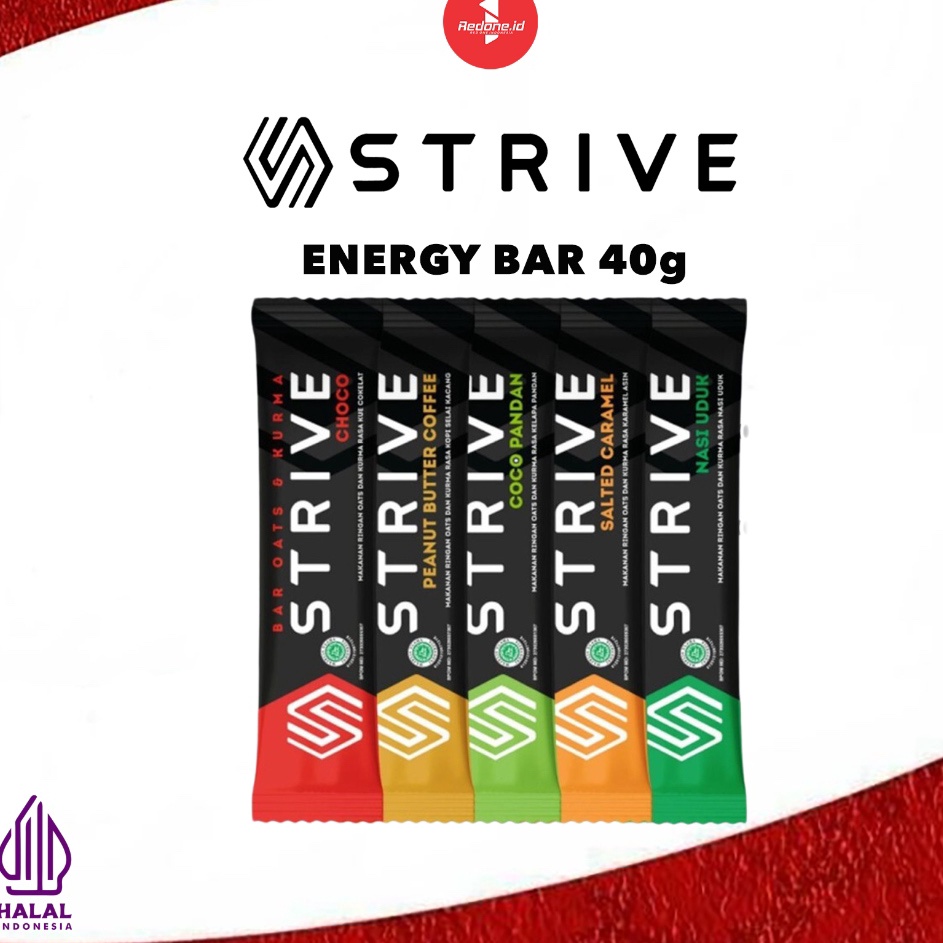 

Flash Sale Strive Energy Bar 40g - Suplemen Olahraga BPOM Halal