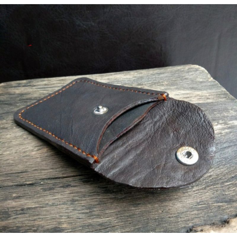 Gantungan kunci kulit asli dompet STNK / Kartu