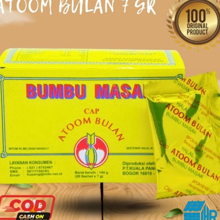 

Kilat Hemat Bumbu Masak Cap Atoom Bulan